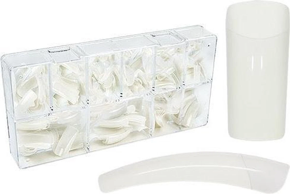 Merkloos Professionele Naturel Kunstnagel / Acryl Nagels Set + Nagellijm 5ml + Bokkenpootje - 500 Stuks Tips - Starter Kit Nails 4 Merkloos Professionele Naturel Kunstnagel / Acryl Nagels Set + Nagellijm 5ml + Bokkenpootje - 500 Stuks Tips - Starter Kit Nails - Afbeelding 2