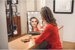 Humanas HS-HM01 White Make-up Mirror With LED Lighting -Cosmetische Kortingen Winkel 1200x805 1