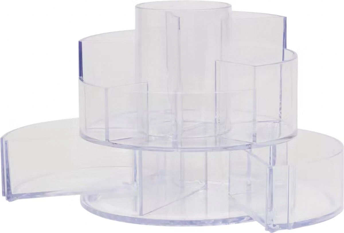 Brash - Make Up Organizer - Organizer - Organizer Bakjes - Transparant - Uitklapbaar 4 Brash - Make Up Organizer - Organizer - Organizer Bakjes - Transparant - Uitklapbaar - Afbeelding 2