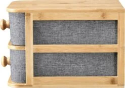 Bureau Organizer Arsivik Met 2 Lades Bamboe 15,5x18x23 Cm -Cosmetische Kortingen Winkel 1200x845 3