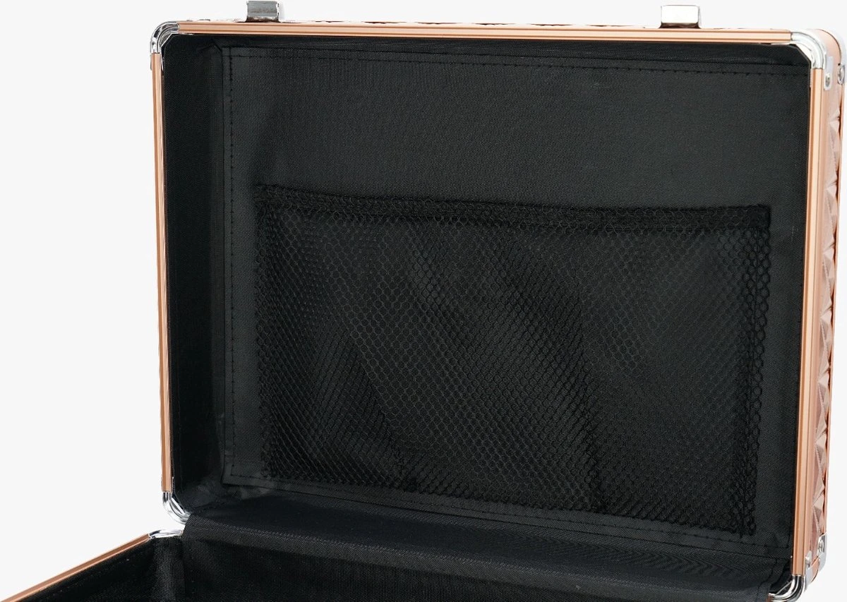 Nagel Beautycase Gouden Kleur - Kapper Beautycase - Nagel - Visagie - Make-up - Cosmetica - Schmink - Beauty Case 7 Nagel Beautycase Gouden Kleur - Kapper Beautycase - Nagel - Visagie - Make-up - Cosmetica - Schmink - Beauty Case - Afbeelding 5