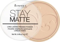 Rimmel London Stay Matte Pressed Powder - 003 Peach Glow -Cosmetische Kortingen Winkel 1200x854 2