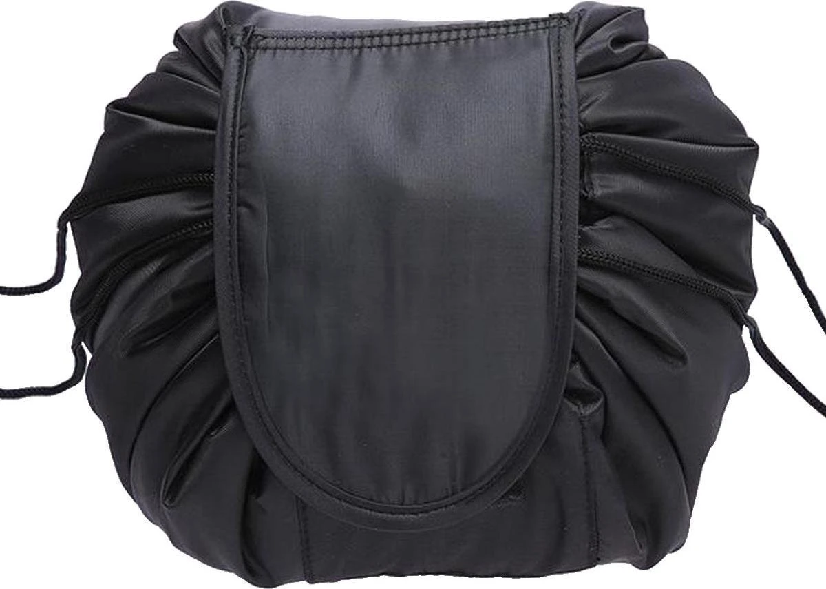 Fako Fashion® - Magic Travel Pouch - Cosmetic Opberg Tas - Make-up Opbergsysteem - Make-up Toilettas - Reistas - Cosmetica Accessoires Organiser - Handige Toilettas - Zwart 3 Fako Fashion® - Magic Travel Pouch - Cosmetic Opberg Tas - Make-up Opbergsysteem - Make-up Toilettas - Reistas - Cosmetica Accessoires Organiser - Handige Toilettas - Zwart