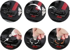 Make-upkoffer, Kapperskoffer, Cosmeticakoffer, Lege Nagelkoffer, Multikoffer, Afsluitbaar Voor Nageldesign/massageolie/fotoapparatuur, 34,7 X 22,2 X 25 Cm , Volledig Zwart HM-YAHEE-411233 -Cosmetische Kortingen Winkel 1200x859 4