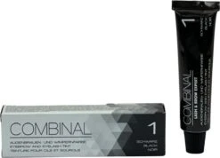 Combinal Wenkbrauw En Wimperverf - Zwart + Combinal Waterstofperoxide 5% - Wimpers - Wenkbrauwen - Wenkbrauwverf - Combideal -Cosmetische Kortingen Winkel 1200x865 2