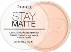 Rimmel London Rimmel - Stay Matte Matte Pressed Powder 14 G 002 Pink Blossom - -Cosmetische Kortingen Winkel 1200x873