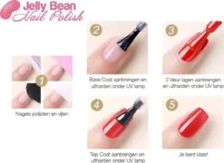 Jelly Bean Nail Polish Gel Nagellak - Gellak - Matte Topcoat - Matt Top Coat - UV Nagellak 8ml -Cosmetische Kortingen Winkel 1200x874 5