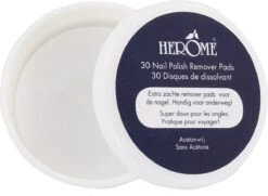 Herome Combi-Pack Caring Nail Polish Remover Duo - 1x Nagellakremover 120ml & 1x Caring Nail Polish Remover Pads 30 -Cosmetische Kortingen Winkel 1200x879