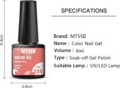 Mtssii - Gelnagel Kit - 5 Kleuren Gellak - Nude En Rood Tinten - Starterkit - Manicure Set - 54 Watt UV Lamp - Gel Nagels Starterspakket - Nepnagels - -Cosmetische Kortingen Winkel 1200x880 1