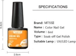 Mtssii - Gelnagel Kit - 5 ZOMER KLEUREN Gellak - Blauw, Groen, Oranje/nude, Geel En Lila- Starterkit - Manicure Set - 54 Watt UV Lamp - Gel Nagels -Cosmetische Kortingen Winkel 1200x886 2