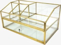 Make Up Organizer Stella | Goud| Cosmetica Organizer|sieraden Organizer | Make Up Organizer | Beautybox | Vitrine Boxje | Glazen Box |Makeup Organizer |Beauty Organizer | Makeupbox |Organizer | Storage Box |Make-uporganizer| Opbergdoos | Sieradendoos -Cosmetische Kortingen Winkel 1200x893 1