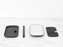 Brabantia ReNew Make-up Spiegel - Met Accessoireschaal - Dark Grey -Cosmetische Kortingen Winkel 1200x899 39