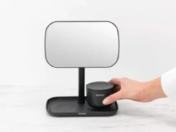 Brabantia ReNew Make-up Spiegel - Met Accessoireschaal - Dark Grey -Cosmetische Kortingen Winkel 1200x900 30