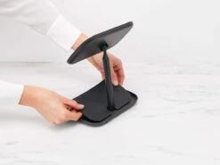 Brabantia ReNew Make-up Spiegel - Met Accessoireschaal - Dark Grey -Cosmetische Kortingen Winkel 1200x900 32