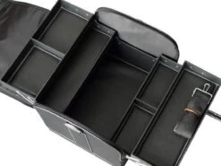 Praktische Handkoffer - Mat Zwart - Make-up, Nagel, Visagie Beautycase - Lichtgewicht - Met Draagriem -Cosmetische Kortingen Winkel 1200x900 37