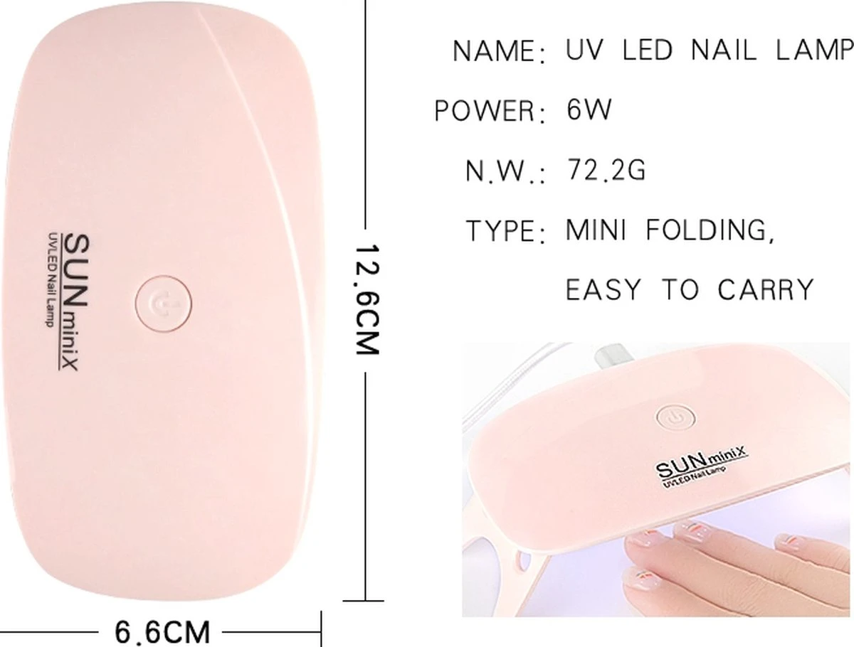 Elvi Polygel Starterskit - Complete Set Inc. USB UV/Led Mini Lamp-Nagelverlenging- Polygel 6 X 15g Perfecte Kleuren Roze - Polyacryl UV Nagellak-Quick Extension Temperature Color Changing UV Gel Pink 21 Elvi Polygel Starterskit - Complete Set Inc. USB UV/Led Mini Lamp-Nagelverlenging- Polygel 6 X 15g Perfecte Kleuren Roze - Polyacryl UV Nagellak-Quick Extension Temperature Color Changing UV Gel Pink - Afbeelding 19