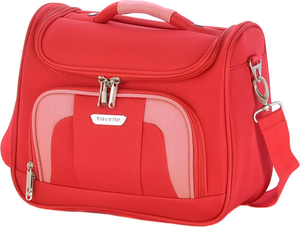 Travelite Orlando Beautycase Red 5 Travelite Orlando Beautycase Red - Afbeelding 3