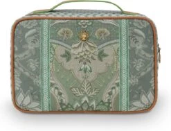 Pip Studio Grote Toilettas - Kyoto Festival - Groen - 27x19x10cm