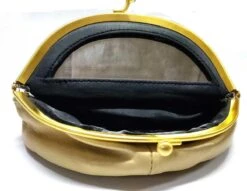 Gillian Jones Luxe Leren Make-Up Knip Met Spiegel- Gold -Cosmetische Kortingen Winkel 1200x929 7