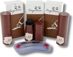 EasyBrow Wenkbrauw Kit Donkerbruin - Wenkbrauw Sjabloon 24 Stuks - Wenkbrauw Stempel - Wenkbrauw Poeder - Eyebrow Stamp - Brow Lift -Cosmetische Kortingen Winkel 1200x940 4