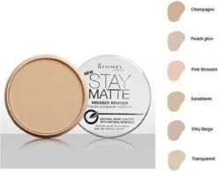 Rimmel London Rimmel - Stay Matte Matte Pressed Powder 14 G 002 Pink Blossom - -Cosmetische Kortingen Winkel 1200x949 2