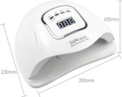 Merkloos 80 Watt UV LED Lamp Nagels - SUN X5 MAX - 45LED - Nagel - UV- LED Lamp - Wit - Nagellamp - Nail Dryer - Nagels - Salon - Lamp - -Cosmetische Kortingen Winkel 1200x959 4