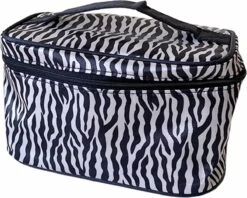 Fako Fashion® - Make Up Tasje - Cosmetica Organizer - Toilettas - 20x11x11cm - Zebra Print