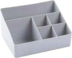 Merkloos Make-Up Organizer - Opbergdoos - Cosmetica - Grijs - Sieraden - Nagelak - Make Up Organizer - Make Up Organizers -Cosmetische Kortingen Winkel 1200x970 6