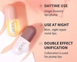 2 Stuks DAG En Nacht Lip Plumpers | Natuurlijke Lip Plumpers | 50% Vollere Lippen In 2 Min | Lip Filler | Lipgloss | Lip Maximizer | Cadeautip | In Een Schattige Cadeauverpakking! -Cosmetische Kortingen Winkel 1200x972