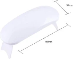 WiseGoods - Premium Nagel LED Lamp Gelnagels - Nagellak Droger - Gellak - 6W - Wit -Cosmetische Kortingen Winkel 1200x973 3