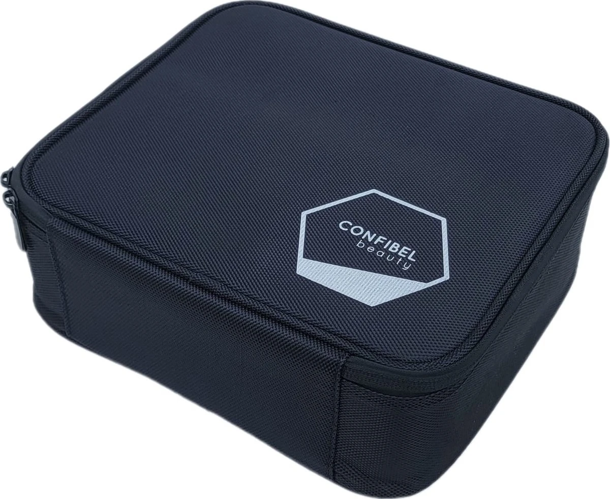 Cosmetica Koffer - Make-up Koffer Met Verstelbare Vakken - Visagie En Nagelstyliste Beauty Koffer - 26x23x9CM 12 Cosmetica Koffer - Make-up Koffer Met Verstelbare Vakken - Visagie En Nagelstyliste Beauty Koffer - 26x23x9CM - Afbeelding 10