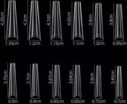 Merkloos Gel Flex 250 Nageltips Met Lijm - Transparant XXL Long Coffin Half Cover C Nail Tips- French Nail Art Acryl Nagels & Gelnagels -Hoge Kwaliteit -Cosmetische Kortingen Winkel 1200x983 4
