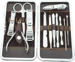 12-delige Luxe Manicureset Ncl Etui Nagelset - Nagelverzorging Set - Reisset - Manicure Set & Pedicur -Nagelverzorging Set -Cosmetische Kortingen Winkel 1200x984 5