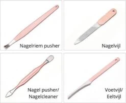 Professionele 16-in-1 Manicure / Pedicure Set In Rose Gold In Luxe Opbergdoosje | Nagelgarnituur 16 Stuks Roségoud / Goud | Nagelknipper Nageltang Ingegroeide Teennagel Manicureset Pedicureset | Nagelschaar Nagelschaartje Nageltang Nagelknipper -Cosmetische Kortingen Winkel 1200x985 4