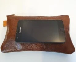 Toetie & Zo Handgemaakte Leren Etui Patchwork Bruin, Telefoontas, Makeuptas, Toilettas, Pennenetui, Medicijntasje, Leder -Cosmetische Kortingen Winkel 1200x985 5