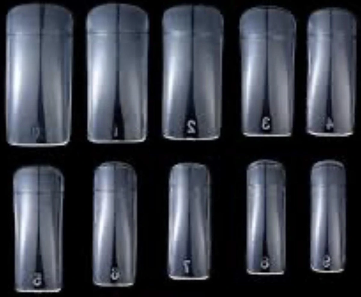 Merkloos Nageltips Set - 500 Stuks Transparant / Clear In Stevige Tipbox - Tips Voor Acryl Nagels & Gelnagels - Hoge Kwaliteit - Professionele Markt 4 Merkloos Nageltips Set - 500 Stuks Transparant / Clear In Stevige Tipbox - Tips Voor Acryl Nagels & Gelnagels - Hoge Kwaliteit - Professionele Markt - Afbeelding 2