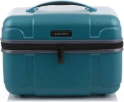 Travelite Vector Beauty Case Turquoise -Cosmetische Kortingen Winkel 1200x992 5