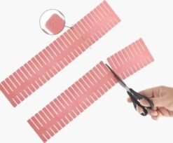 Merkloos Kunststof Ladeverdeler - Lade Organizer - Set Van 4 Stuks - Voor Kleding/Keuken/Bureau/Make-Up - Op Maat Te Knippen - 37x7CM - Wit -Cosmetische Kortingen Winkel 1200x992 6