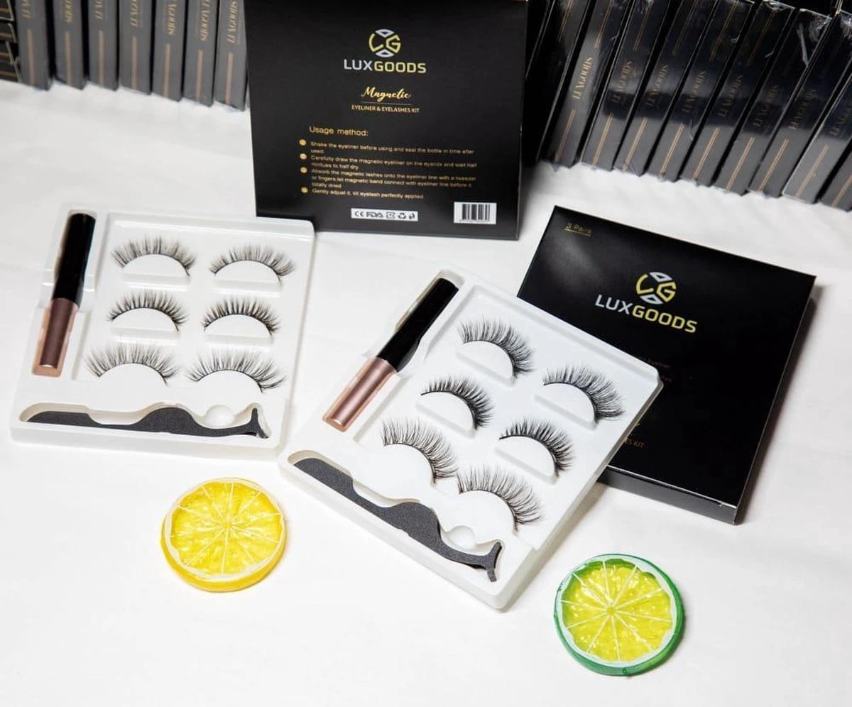 Luxgoods Magnetische Wimpers - Wimperset 3 Paar+ 1 Flesjes Eyeliner+ 1 Pencet - Herbruikbaar-magneet Wimpers -lashes-magnetic Lashes 9 Luxgoods Magnetische Wimpers - Wimperset 3 Paar+ 1 Flesjes Eyeliner+ 1 Pencet - Herbruikbaar-magneet Wimpers -lashes-magnetic Lashes - Afbeelding 7
