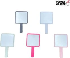 PocketMaster® Make-Up Spiegel / Handspiegel Met Handvat - Zwart - Klein - Compact - Handzaam - 8,0 X 8,0 Cm Spiegeloppervlak -Cosmetische Kortingen Winkel 1200x997 5
