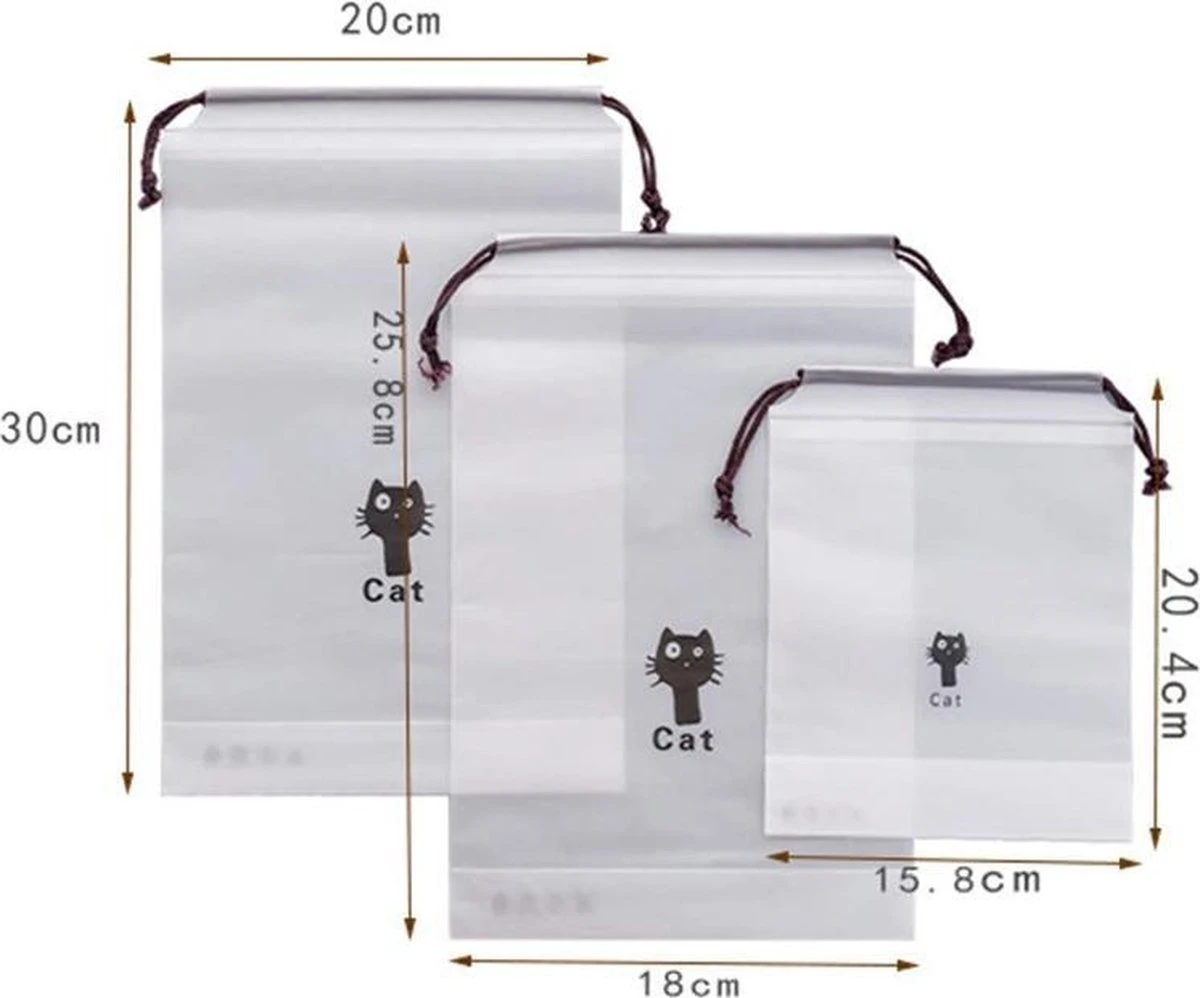 Merkloos Make-up Tasjes - Waterdicht - Toilettas - Camping - Outdoor - Cosmetisch - Reizen - Vrouwen - Travel Case - Opslag - Set Van 3 Stuks 3 Merkloos Make-up Tasjes - Waterdicht - Toilettas - Camping - Outdoor - Cosmetisch - Reizen - Vrouwen - Travel Case - Opslag - Set Van 3 Stuks