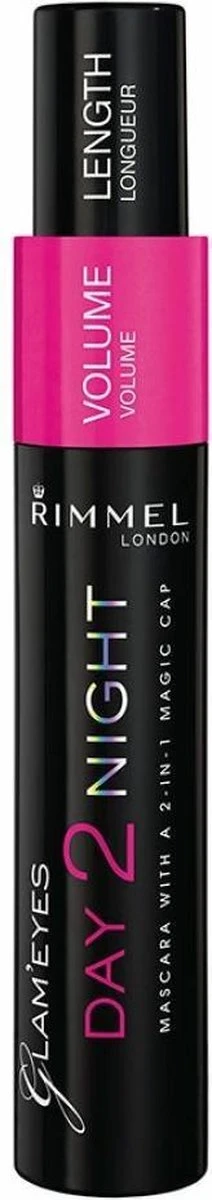 Rimmel London Day2Night 2-in-1 Mascara Voor Een Dag- En Avondlook - 001 Black