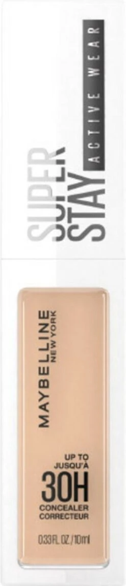 Maybelline SuperStay 30H Active Wear Concealer - 20 Sand -Cosmetische Kortingen Winkel 259x1200 2