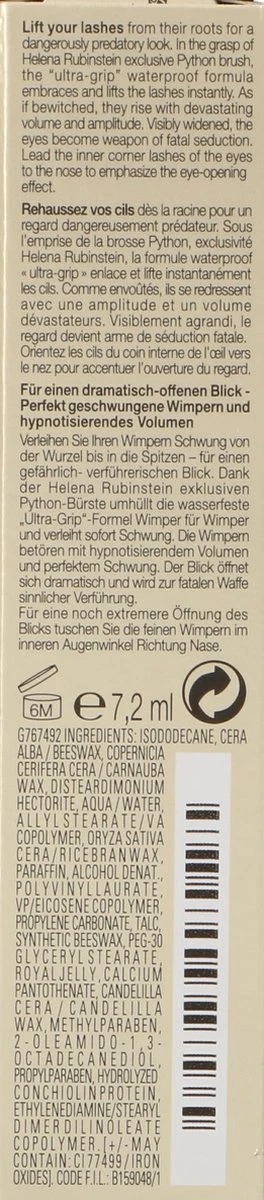 Helena Rubinstein Lash Queen Fatal Blacks Waterproof - Zwart - Mascara 9 Helena Rubinstein Lash Queen Fatal Blacks Waterproof - Zwart - Mascara - Afbeelding 7