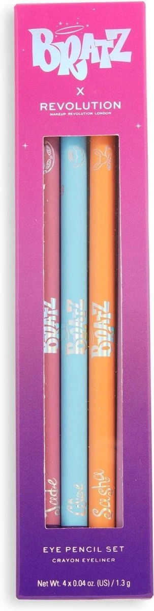 Makeup Revolution X Bratz Kohl Liner Set - Eyeliner/Oogpotlood Set - Pastel Lila, Roze, Oranje & Blauw 5 Makeup Revolution X Bratz Kohl Liner Set - Eyeliner/Oogpotlood Set - Pastel Lila, Roze, Oranje & Blauw - Afbeelding 3