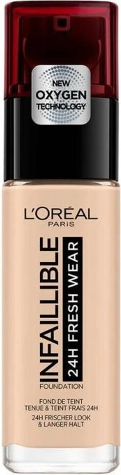 L’Oréal Paris Infallible 24H Fresh Wear Foundation - 20 Ivory -Cosmetische Kortingen Winkel 308x1200