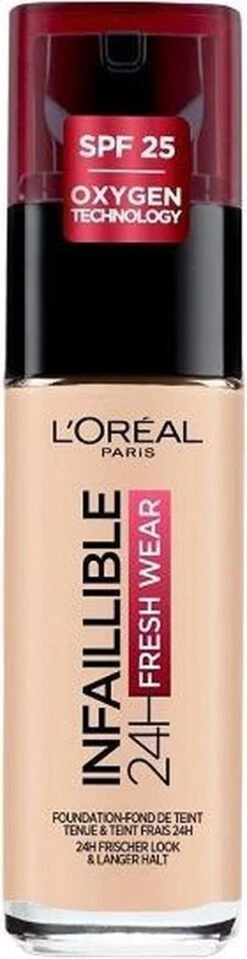 L’Oréal Paris Infallible 24H Fresh Wear Foundation - 20 Ivory -Cosmetische Kortingen Winkel 309x1200
