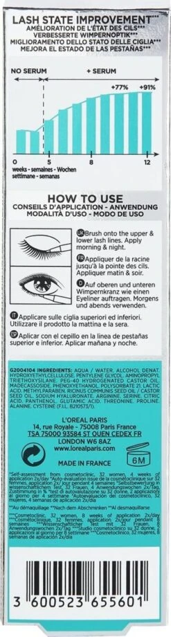 L'Oréal Paris Clinically Proven Wimperserum - 2 Ml -Cosmetische Kortingen Winkel 322x1200 5