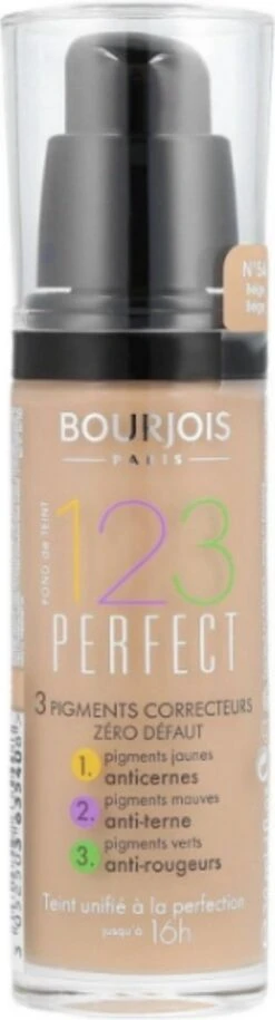 Bourjois 123 Perfect Foundation - 54 Beige Foncé 23 Bourjois 123 Perfect Foundation - 54 Beige Foncé -Cosmetische Kortingen Winkel 324x1200 1