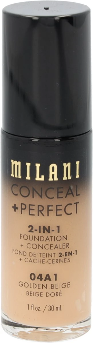 Milani Conceal + Perfect 2-in-1 Foundation + Concealer - Golden Beige 5 Milani Conceal + Perfect 2-in-1 Foundation + Concealer - Golden Beige - Afbeelding 3